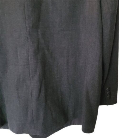 Bachrach ITALY Men's 46 Gray 3‎ Button Suit Jacket - Picture 10 of 11